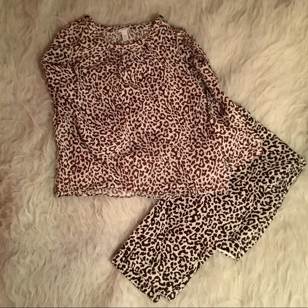 J Crew Leopard Print Linen Top - Picture 4 of 4